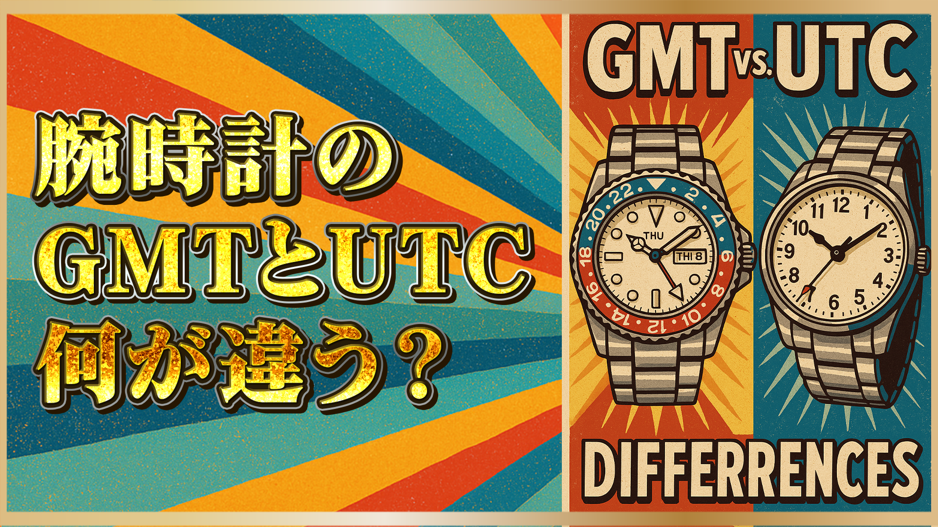 GMTとUTCの違いが3分でわかる？！】時計好きが知っておきたい基本と使い分け | 陽吉
