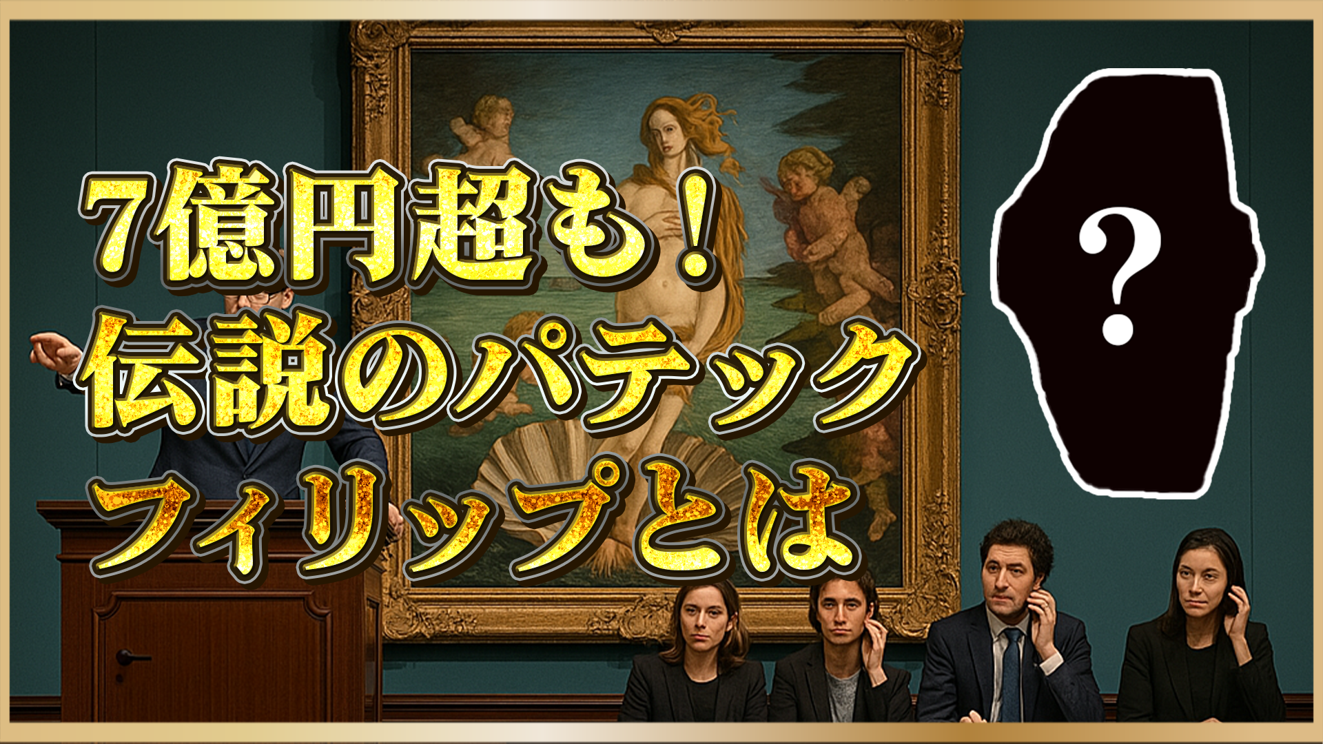 【7億円超で落札された希少な1本】パテックフィリップ×ティファニーが生んだ奇跡の時計