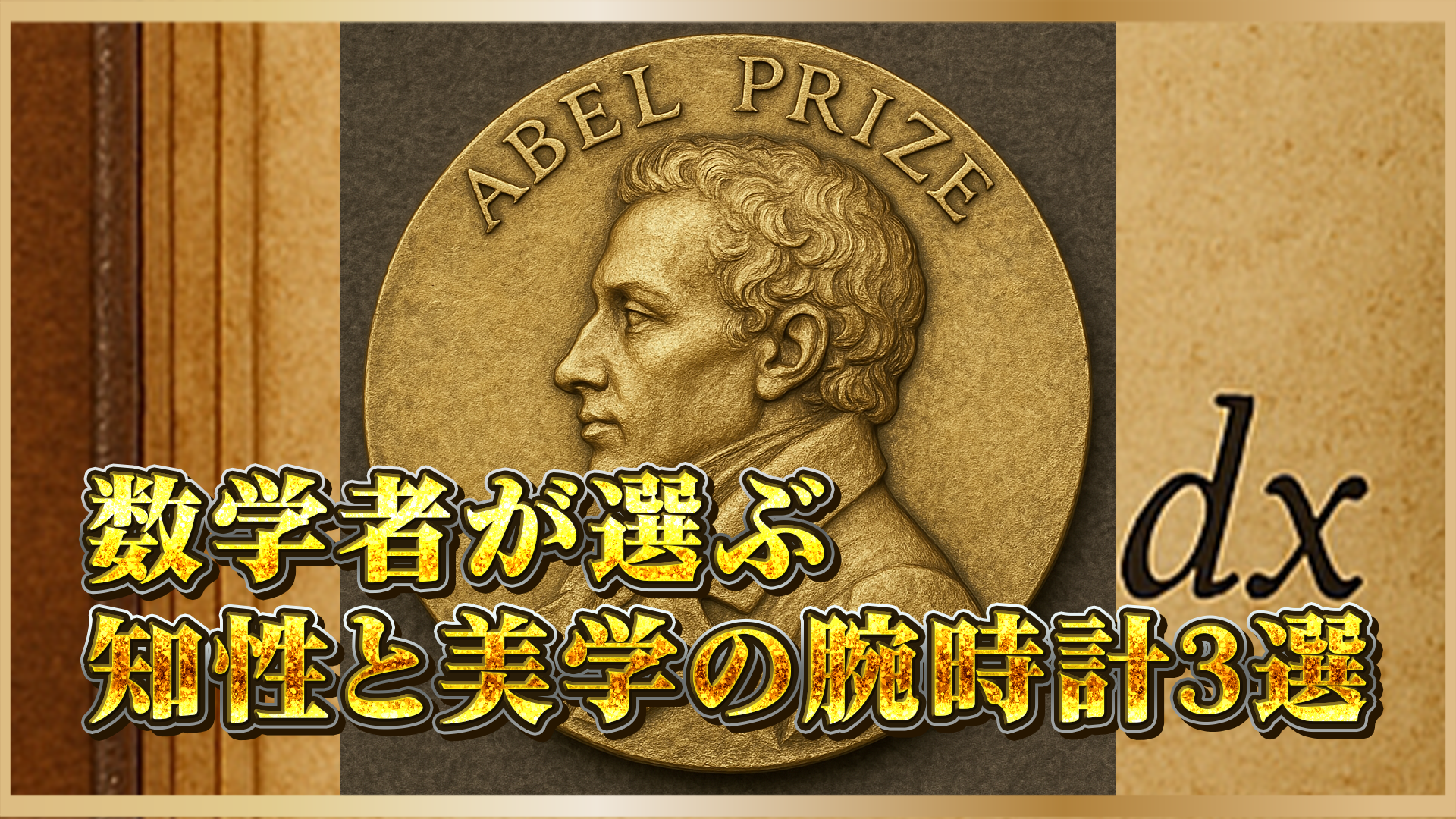 【数学のノーベル賞】美しさに知性を宿す高級腕時計｜数学者が選ぶ珠玉のモデル