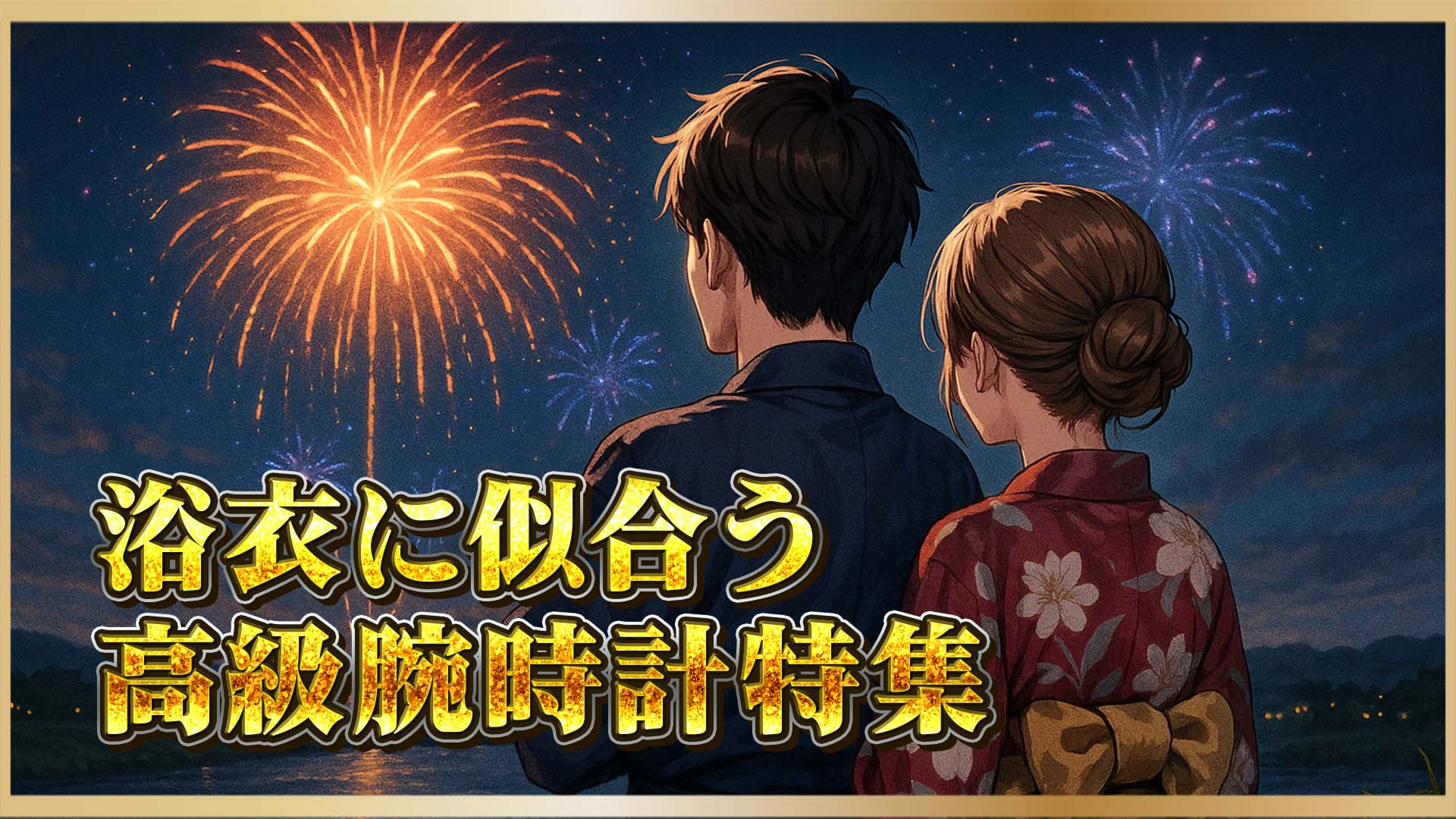 【浴衣に似合う高級腕時計特集】花火の夜──男の夏は“浴衣と名機”で決まる｜選ばれる男のスタイルレシピ　